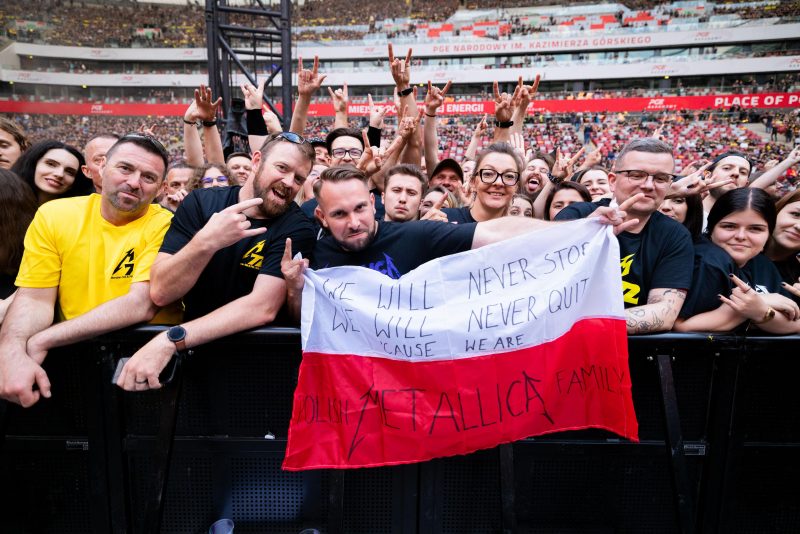 Metallica performs at PGE Narodowy in Warsaw, Poland, on July 5, 2024