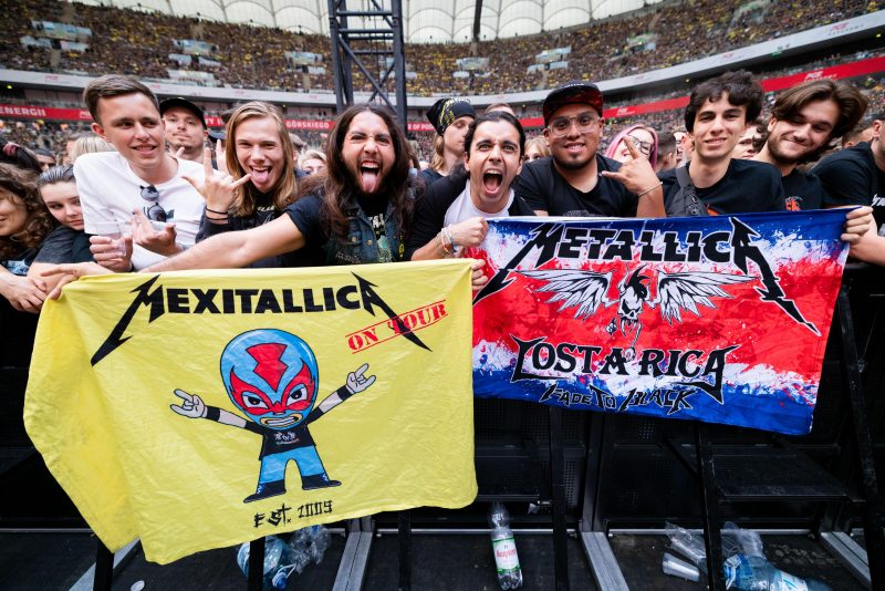 Metallica performs at PGE Narodowy in Warsaw, Poland, on July 5, 2024