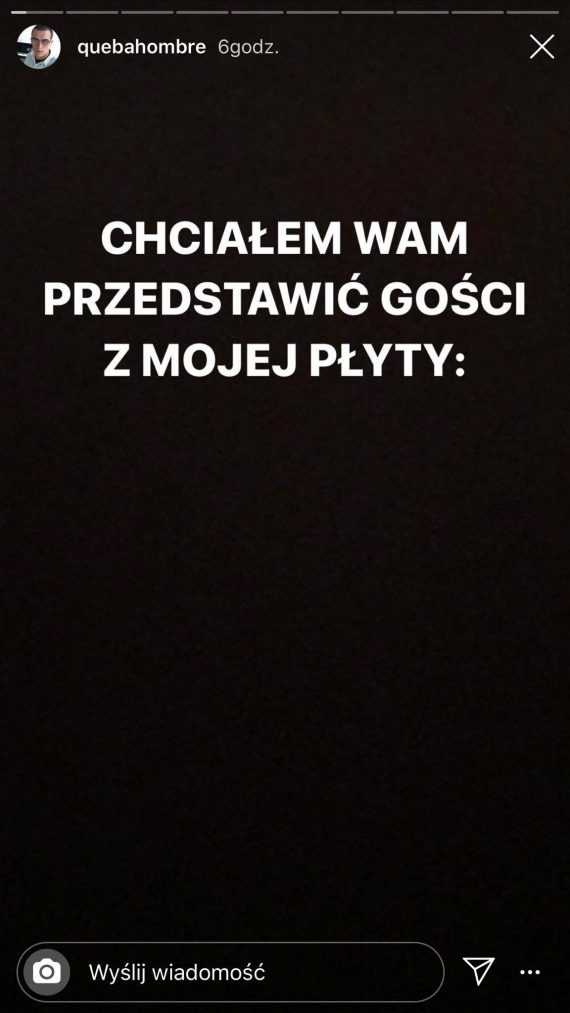 Quebonafide o swoich gościach. Kto jest jego faworytem, a kto „inspirującą młodą postacią”?