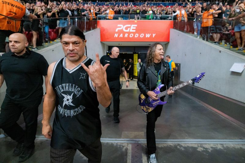 Metallica performs at PGE Narodowy in Warsaw, Poland, on July 7, 2024