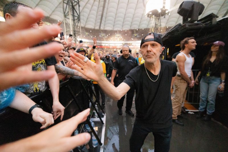 Metallica performs at PGE Narodowy in Warsaw, Poland, on July 7, 2024