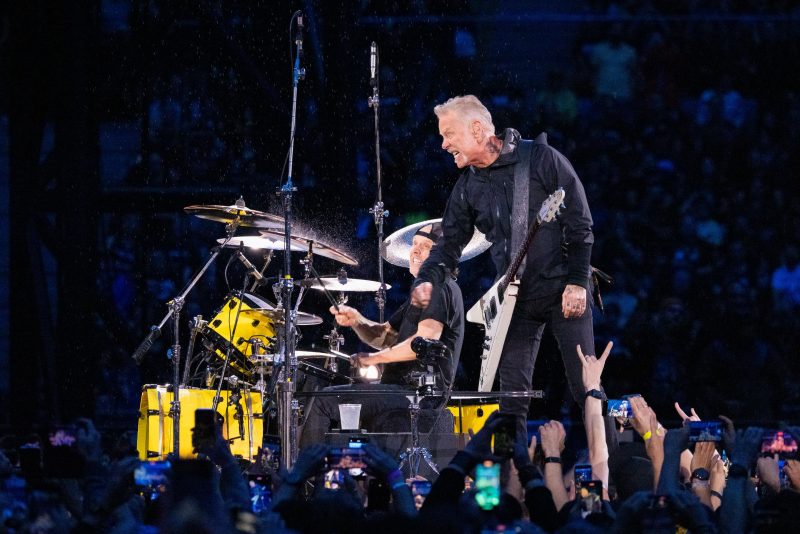 Metallica performs at PGE Narodowy in Warsaw, Poland, on July 7, 2024