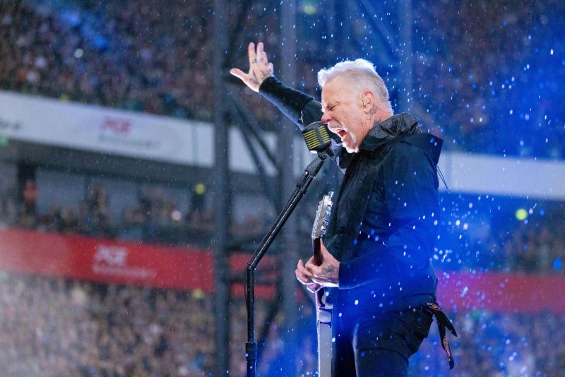 Metallica performs at PGE Narodowy in Warsaw, Poland, on July 7, 2024