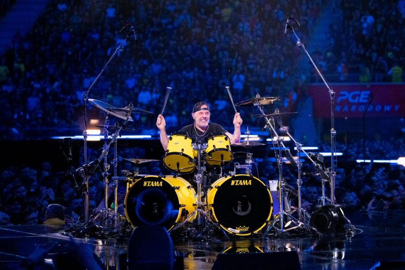 Metallica performs at PGE Narodowy in Warsaw, Poland, on July 7, 2024