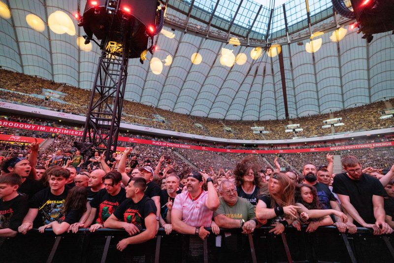 Metallica performs at PGE Narodowy in Warsaw, Poland, on July 5, 2024