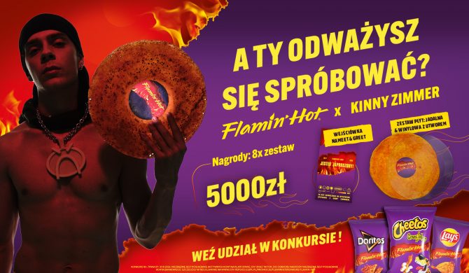 Wygraj płytę, a potem ją zjedz. Kinny Zimmer i Flamin’ Hot łączą siły