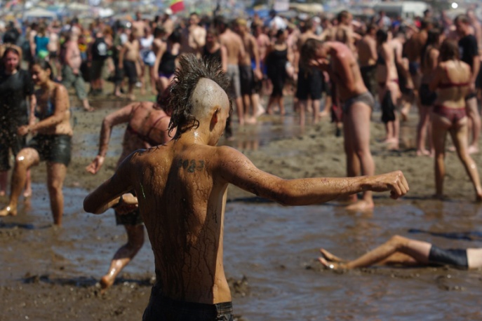 Woodstock`owe zabawy w błocie (Foto)