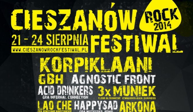 Znamy ostateczny program Cieszanów Rock Festiwal