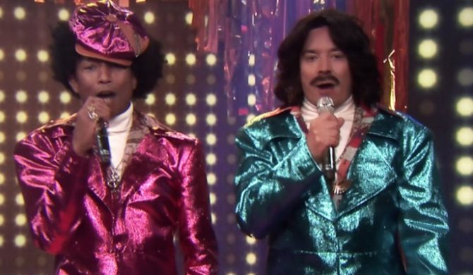 Pharrell Williams i Jimmy Fallon jako duet R&B z lat 80. (wideo)