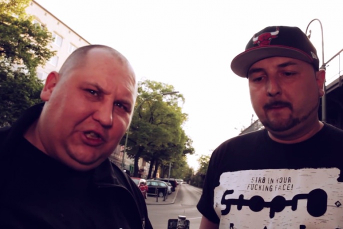 Wini na piątych urodzinach Rap am Mittwoch w Berlinie