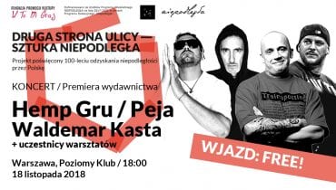 Peja, Hemp Gru i Waldemar Kasta na darmowym koncercie w Warszawie