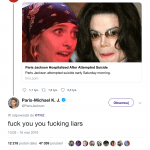 Paris Jackson: „Pierd**cie się jeb*ni kłamcy”