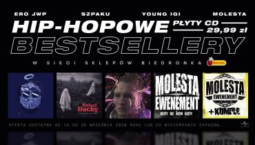 Płyty Szpaka, Molesty, Young Igiego, Eminema, 2Paca, w rewelacyjnych cenach w Biedronce