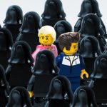Okładki polskich płyt w wersjach Lego