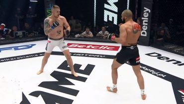 Fame MMA: Arab imponuje formą i zmysłem taktycznym. „Ja chcę zarabiać pieniążki” – komentuje raper