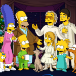 Rodzina Bocellich spotkała się z Simpsonami