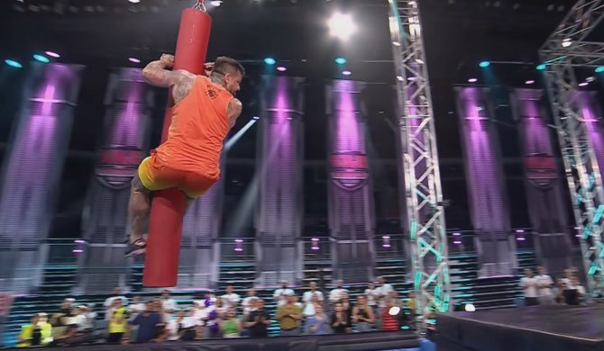 „Król niestety jest mokry” – Popek wystąpił w „Ninja Warrior”