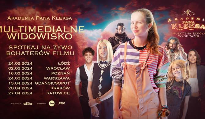 Filmowe i muzyczne gwiazdy wystąpią w Akademii Pana Kleksa na żywo