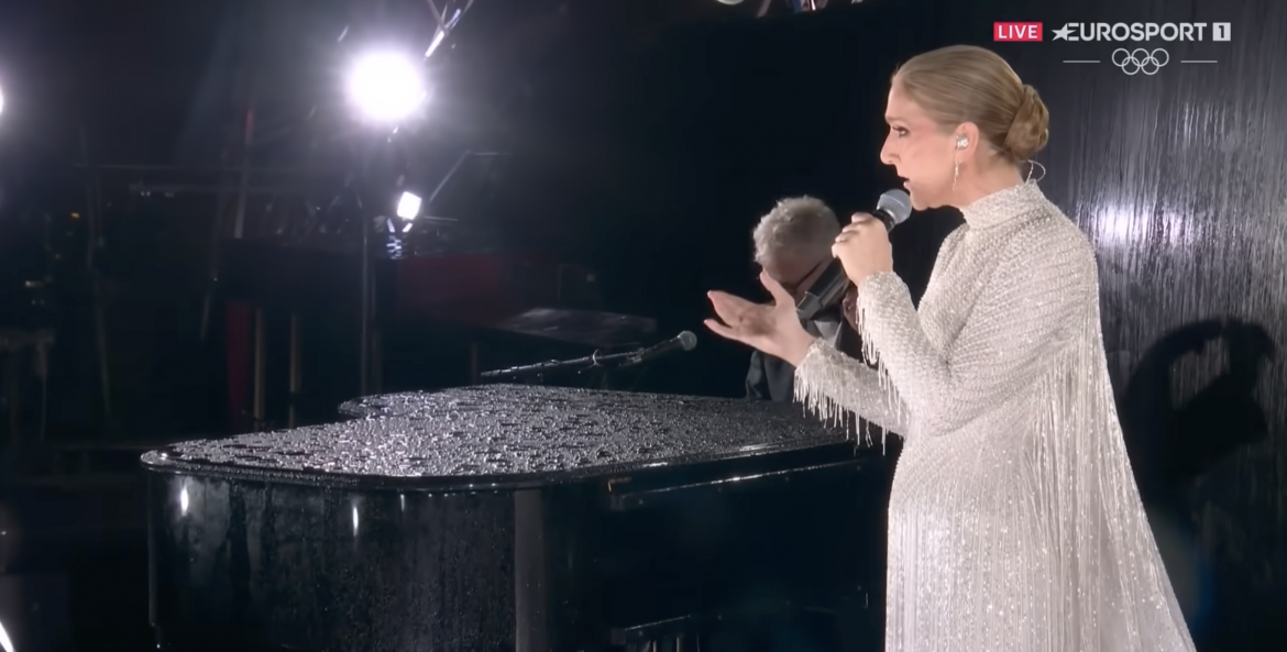 Celine Dion Provides Breathtaking Efficiency on the Opening of the Paris Video games