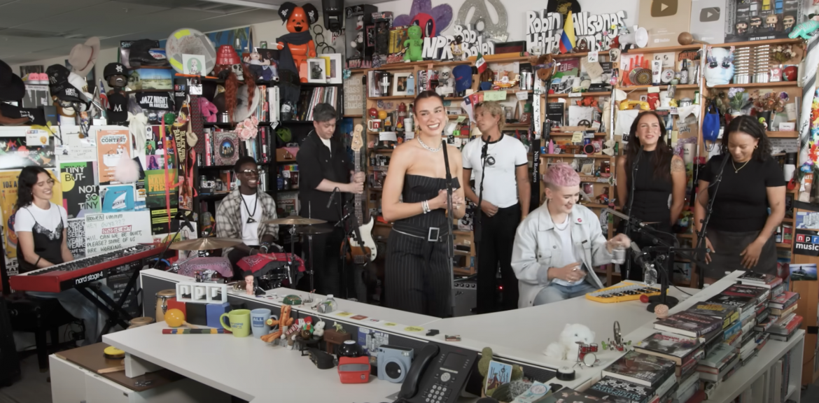 Dua Lipa z kameralnym występem dla Tiny Desk