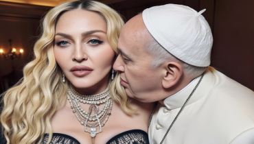 Madonna opublikowała zdjęcia z obściskującym ją papieżem Franciszkiem. „W końcu znalazła chłopaka w swoim wieku”