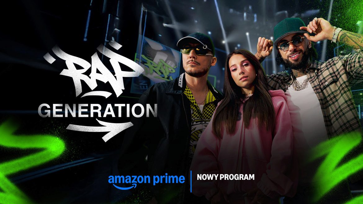 RAP Generation – Prime Video prezentuje zwiastun, oficjalny plakat i ogłasza datę premiery muzycznego talent show produkcji własnej