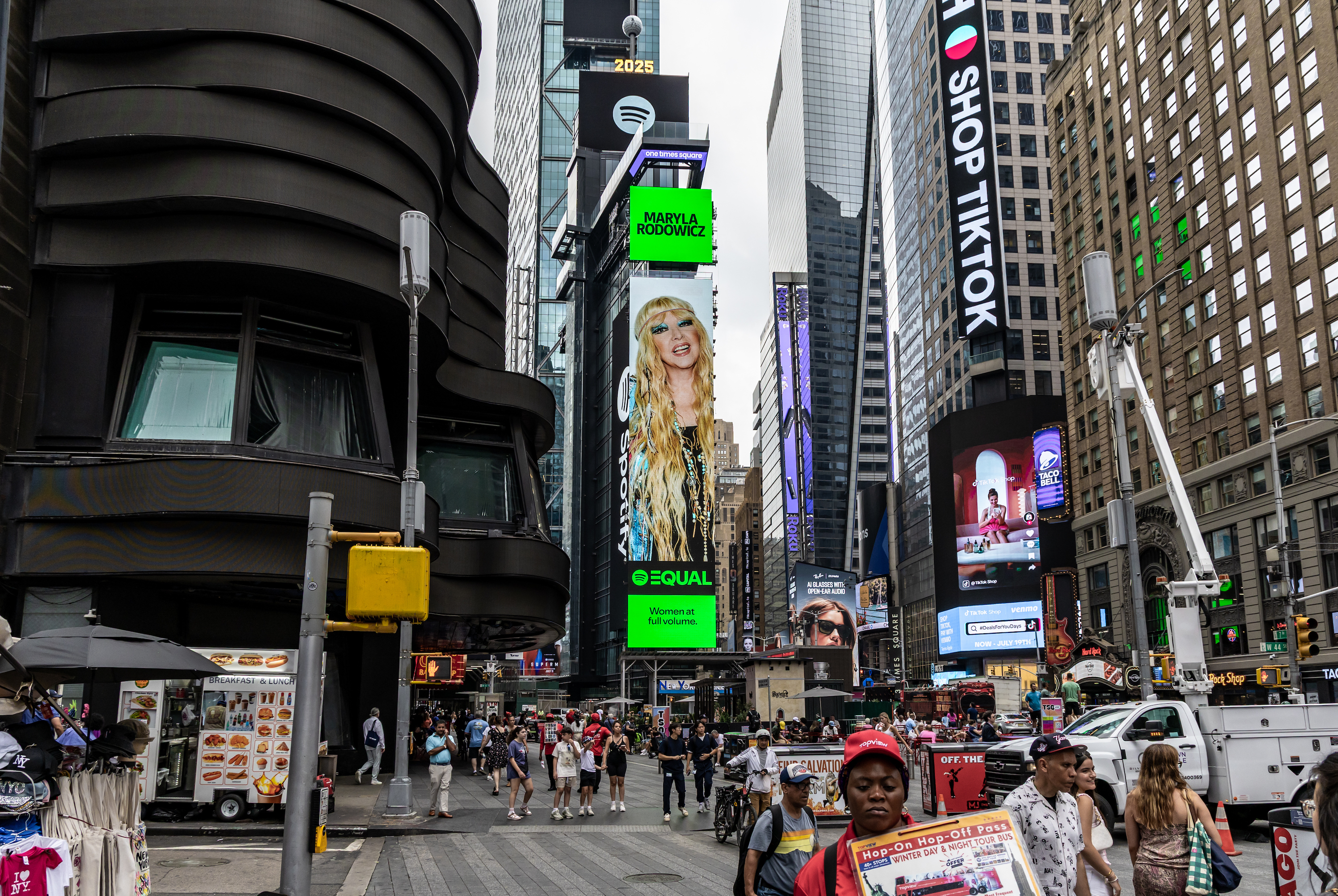 Maryla Rodowicz ambasadorką Spotify EQUAL. kona polskiej muzyki na Times Square