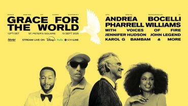Pharrell Williams i Andrea Bocelli współreżyserami historycznego koncertu w Watykanie