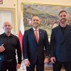 Peja spotkał się z Prezydentem Karolem Naworckim