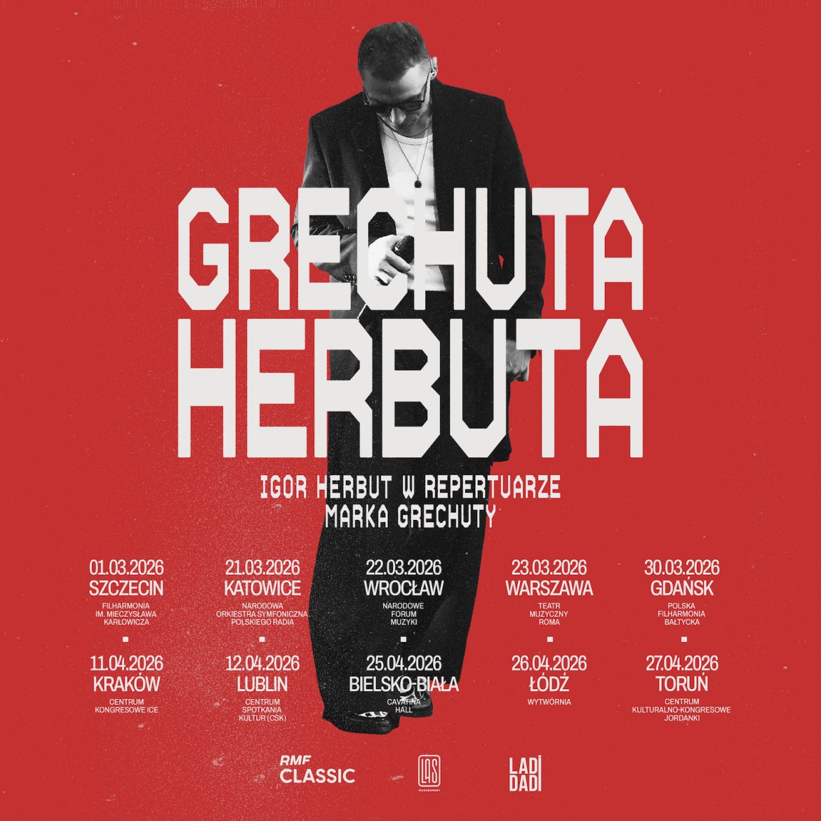 Igor Herbut ogłasza trasę koncertową „GRECHUTA HERBUTA” – hołd dla Marka Grechuty w nowoczesnym wydaniu