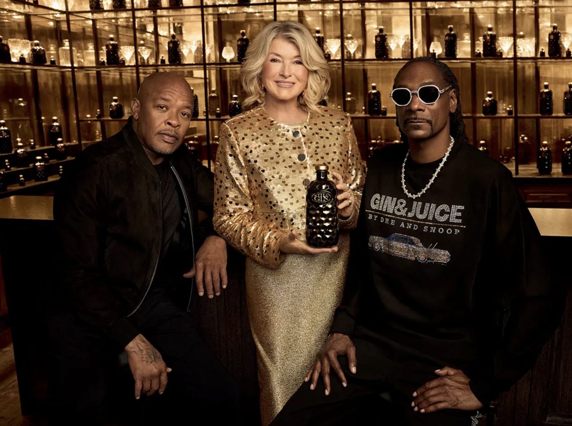 Martha Stewart ambasadorką ginu Dr. Dre i Snoop Dogga