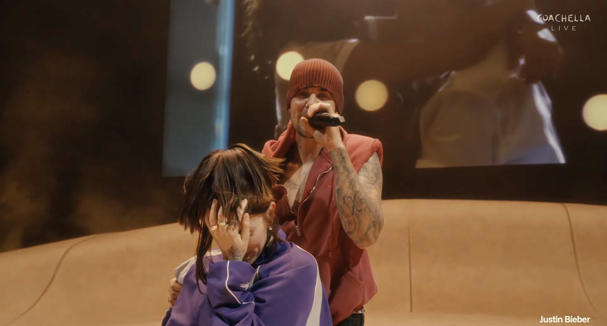 Billie Eilish i Justin Bieber razem na Coachelli 2026. Niespodziewany występ, który zachwycił publiczność