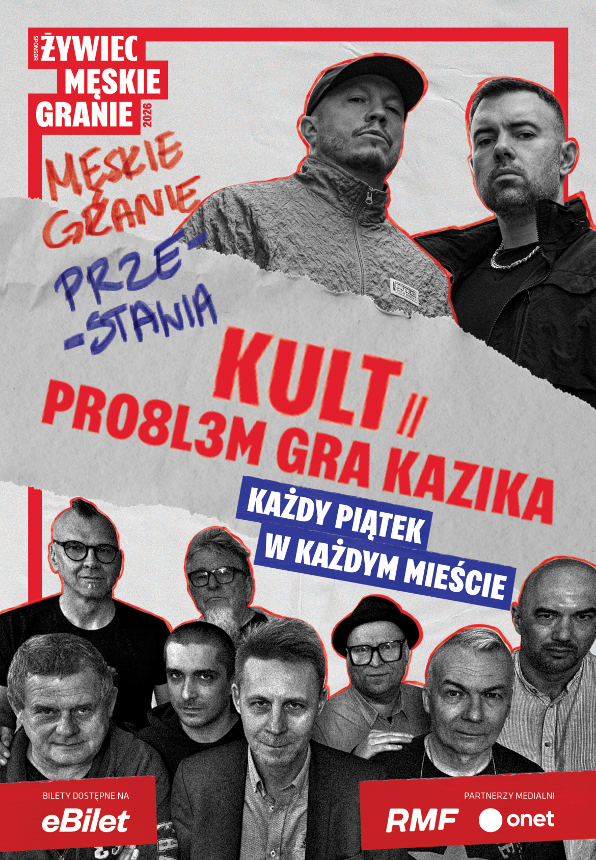 Problem Koncert PRO8L3M gra Kazika, a Kult gra pełnowymiarowy koncert. Tak będą ...