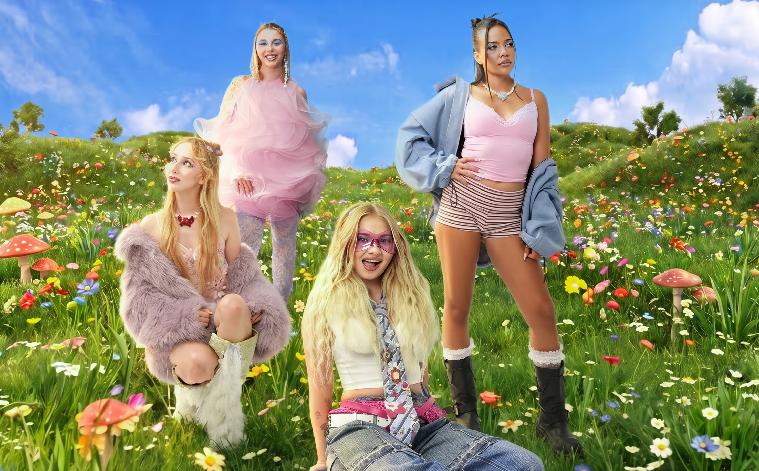 Fausti, Lexy, Asia Marcinik i Julia Sanczenko łączą siły. „Hoodie Oversize” otwiera nowy projekt śpiewających influencerek