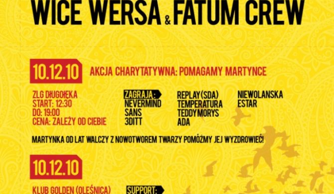 Fatum Crew & Wice Wersa charytatywnie