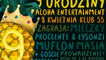 Mielzky, Proceente, Łysonżi, Masia zapraszają na urodziny Aloha Ent.