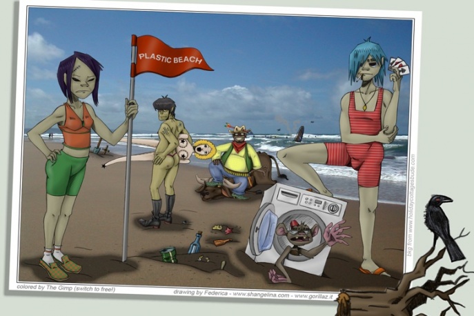 Gorillaz o „Plastic Beach”